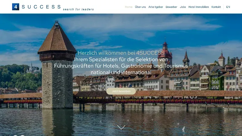 4 S U C C E S S - F&uuml;hrungskr&auml;ften f&uuml;r Hotels und Gastronomie