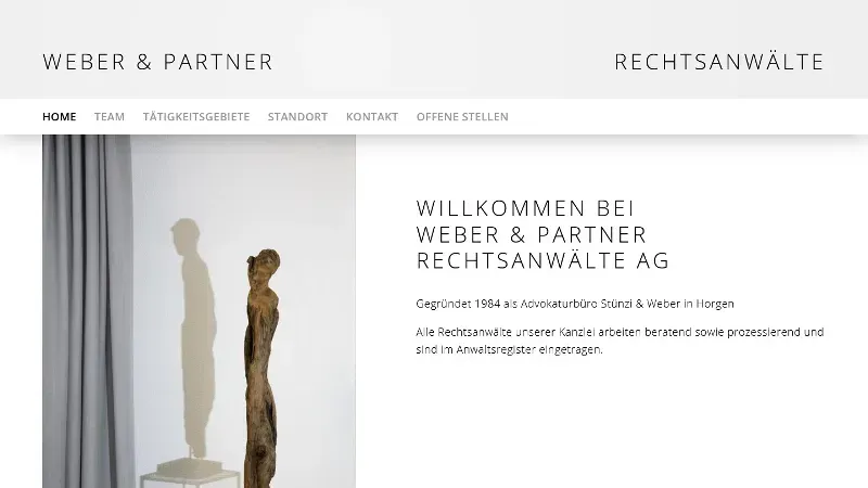 Weber & Partner Rechtsanw&auml;lte AG