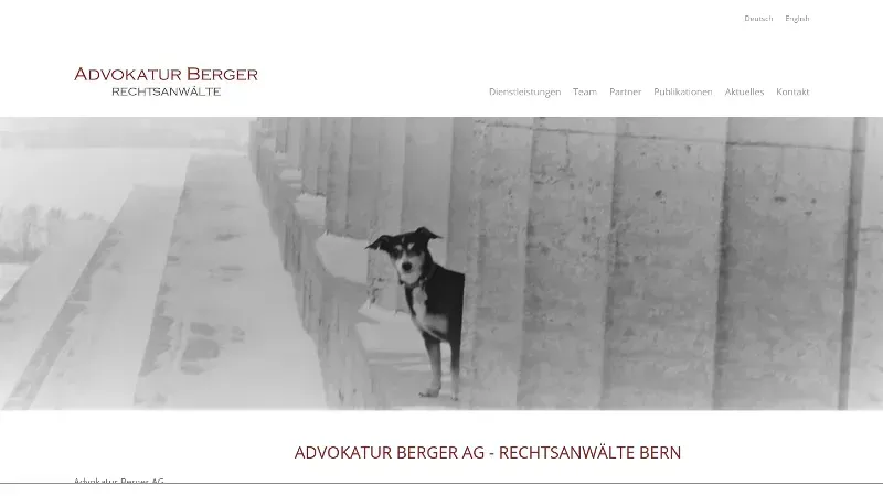 Advokatur Berger - Rechtsanw&auml;lte Bern