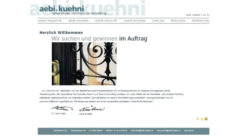 aebi+kuehni - tailor-made solutions in recruiting