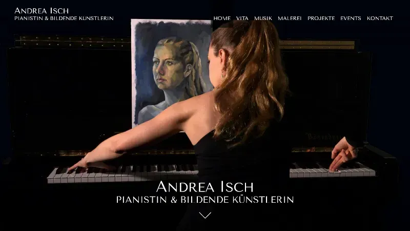 Andrea Isch - Pianistin & bildende K&uuml;nstlerin