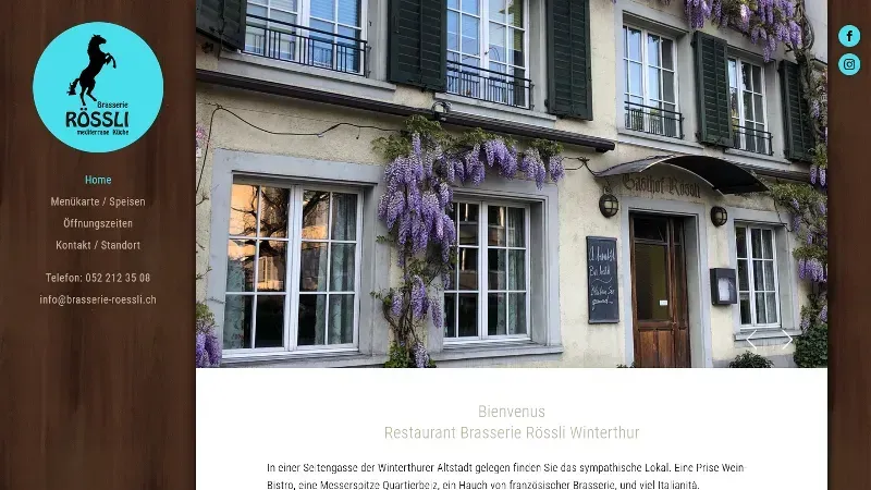 Restaurant Brasserie R&ouml;ssli Winterthur
