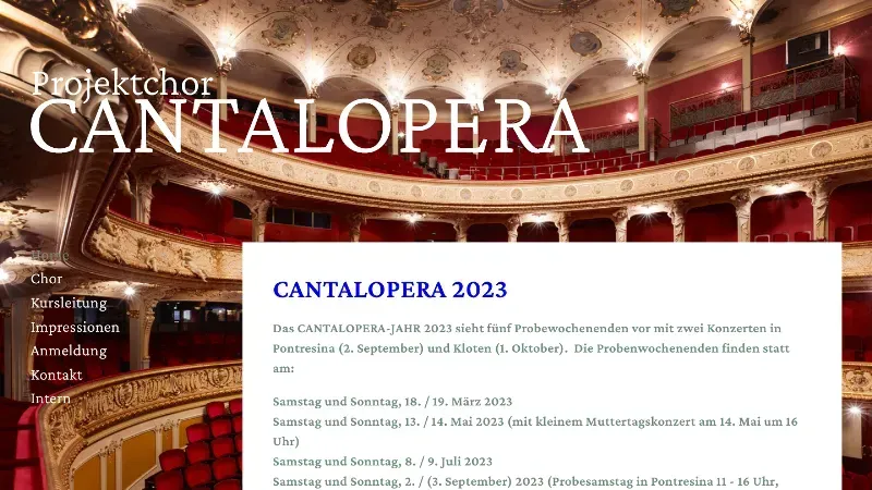 Projektchor CANTALOPERA