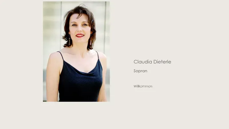 Claudia Dieterle - Sopran
