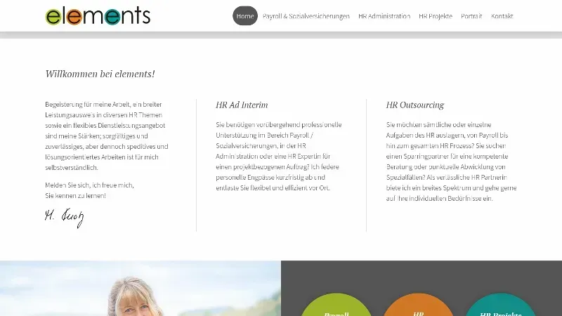 elements Marion Knotz - Payroll, HR Administration, HR Projekte