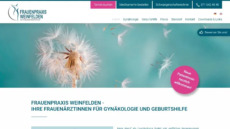 Frauenpraxis Weinfelden - Ihre Frauen&auml;rztin f&uuml;r Gyn&auml;kologie und Geburtshilfe
