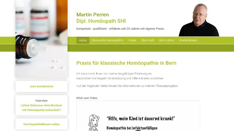Martin Perren - Praxis f&uuml;r klassische Hom&ouml;opathie