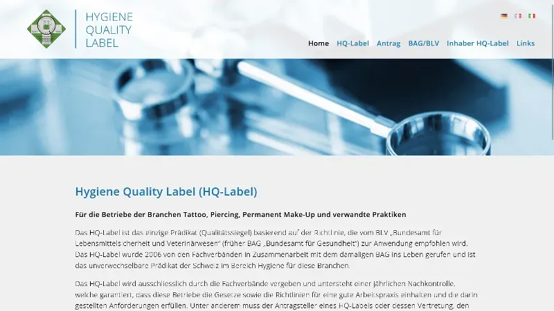 Hygiene Quality Label (HQ-Label)