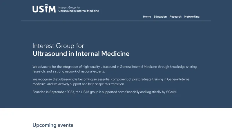 Interest Group for - Ultrasound in Internal Medicine