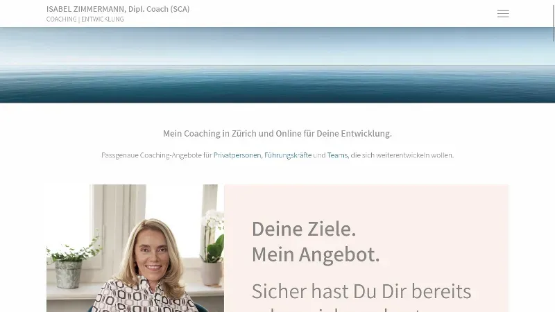 Isabel Zimmermann - Standortbestimmung - Coaching - Selbstmanagement