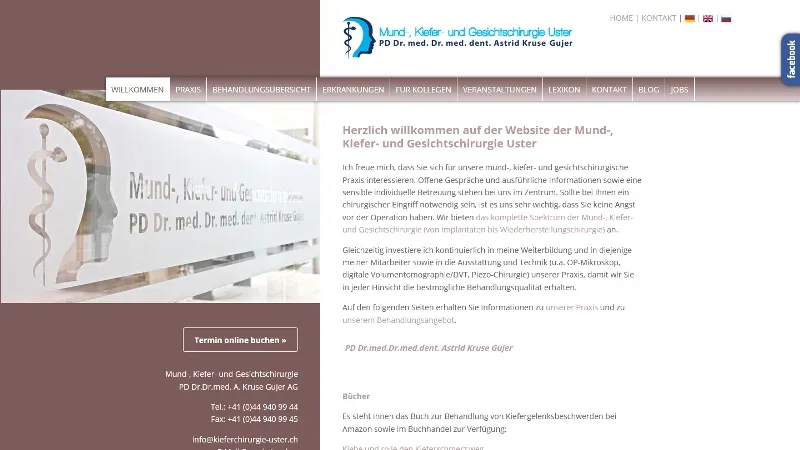 Mund-, Kiefer- und Gesichtschirurgie Uster