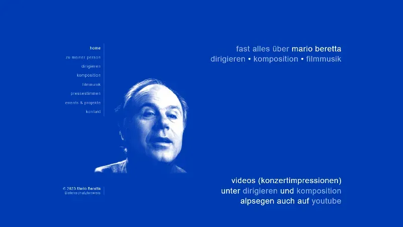 Mario Beretta - Dirigieren Komposition Filmmusik