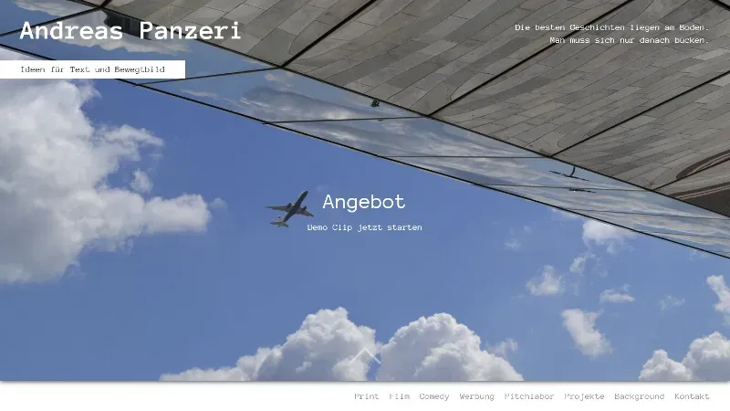 Andreas Panzeri - Ideen f&uuml;r Text und Bewegtbild