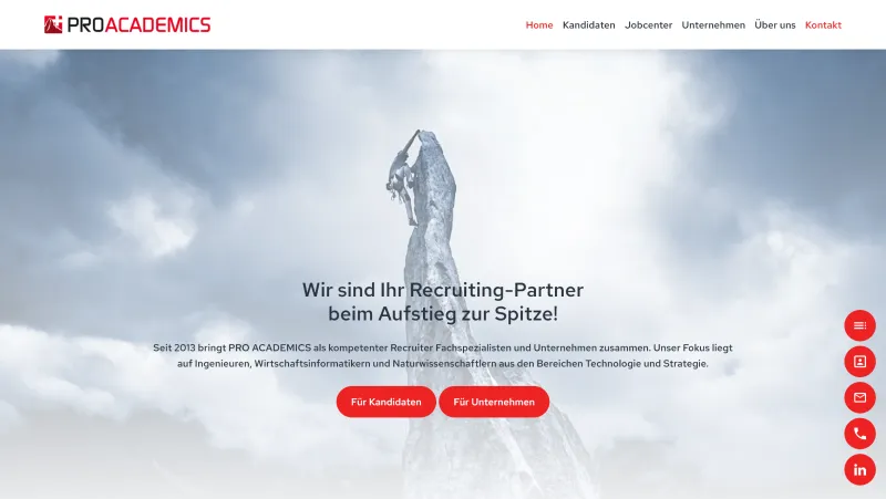 PRO ACADEMICS AG - Ihr Recruiting-Partner