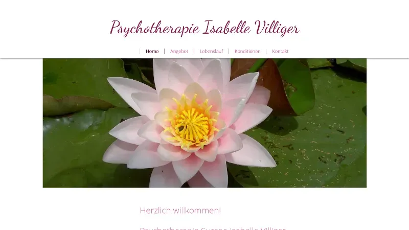 Psychotherapie - Isabelle Villiger Z&uuml;rich