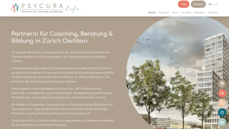 Psycura Life - Partnerin f&uuml;r Coaching & Bildung 