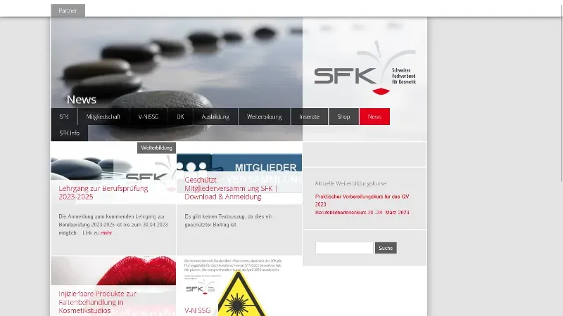 Schweizer Fachverband f&uuml;r Kosmetik SFK