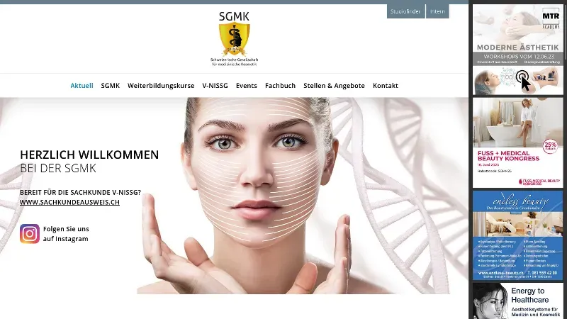Schweizerische Gesellschaft f&uuml;r medizinische Kosmetik SGMK