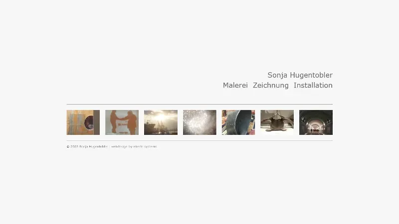 Sonja Hugentobler - Malerei Zeichnung Installation