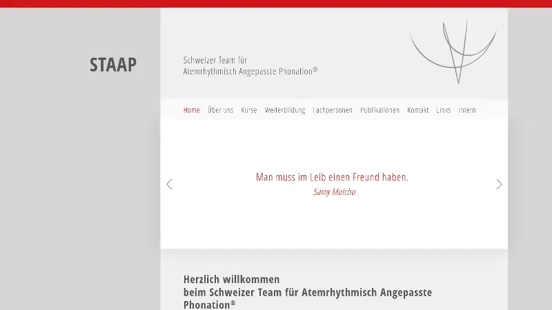 STAAP Schweizer Team f&uuml;r Atemrhythmisch Angepasste Phonation&reg;