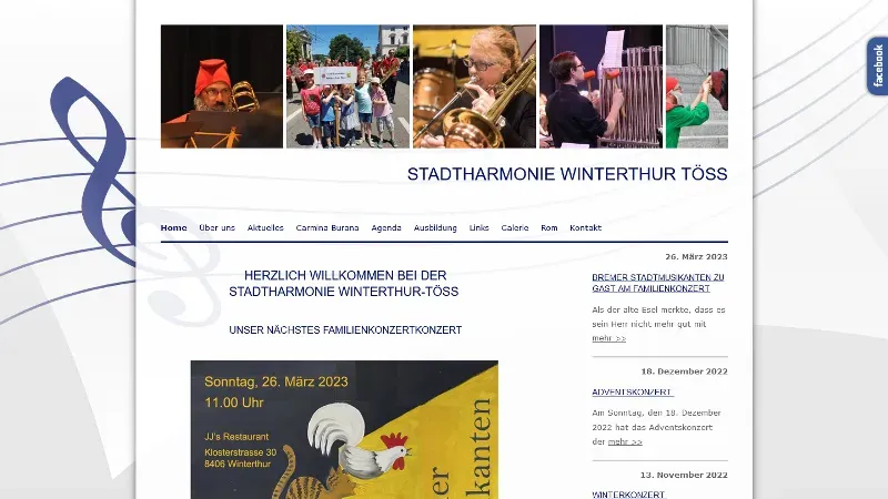 Stadtharmonie Eintracht Winterthur T&ouml;ss 