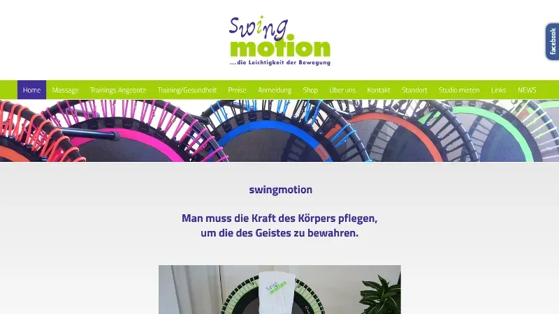 swing motion - Fitnesstraining in Lenzburg