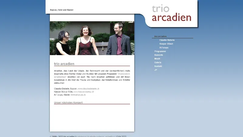 trio arcadien - Sopran, Fl&ouml;te und Klavier