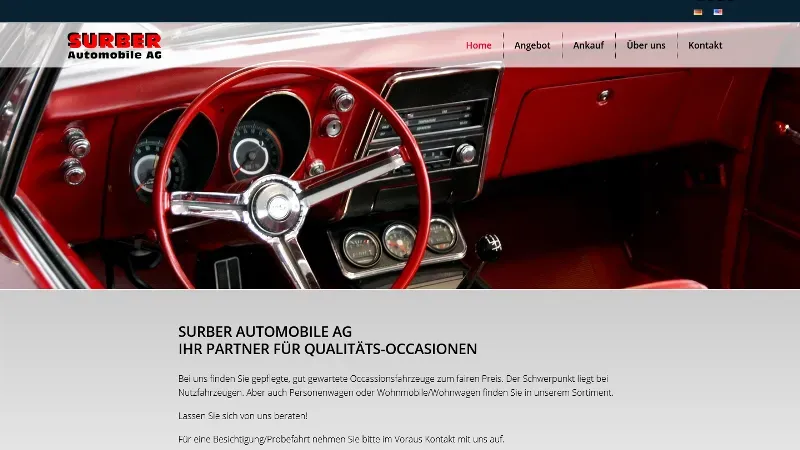 SURBER Automobile AG - Ihr Partner f&uuml;r klassische USA Fahrzeuge