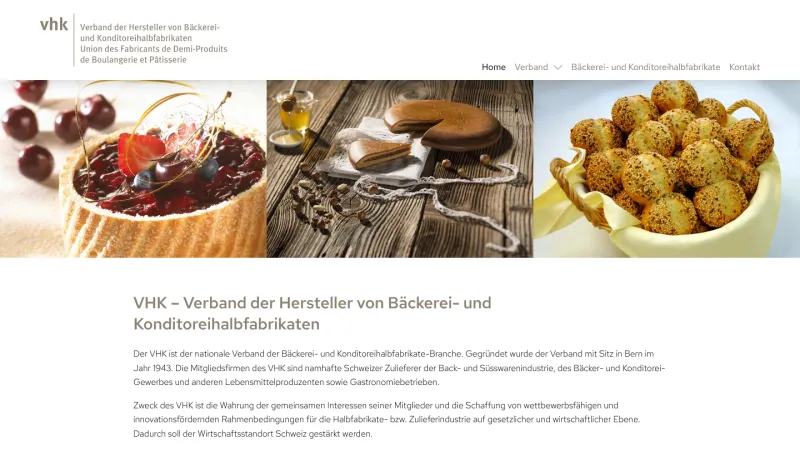 Verband der Hersteller von B&auml;ckerei- und Konditoreihalbfabrikaten VHK