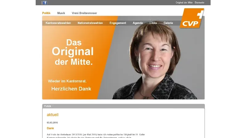 Vreni Breitenmoser - Kantonsr&auml;tin St. Gallen